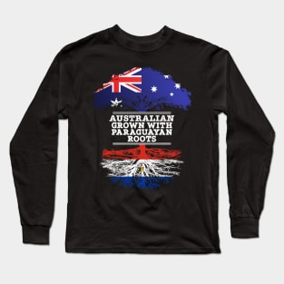 Australian Grown With Paraguayan Roots - Gift for Paraguayan With Roots From Paraguay Long Sleeve T-Shirt